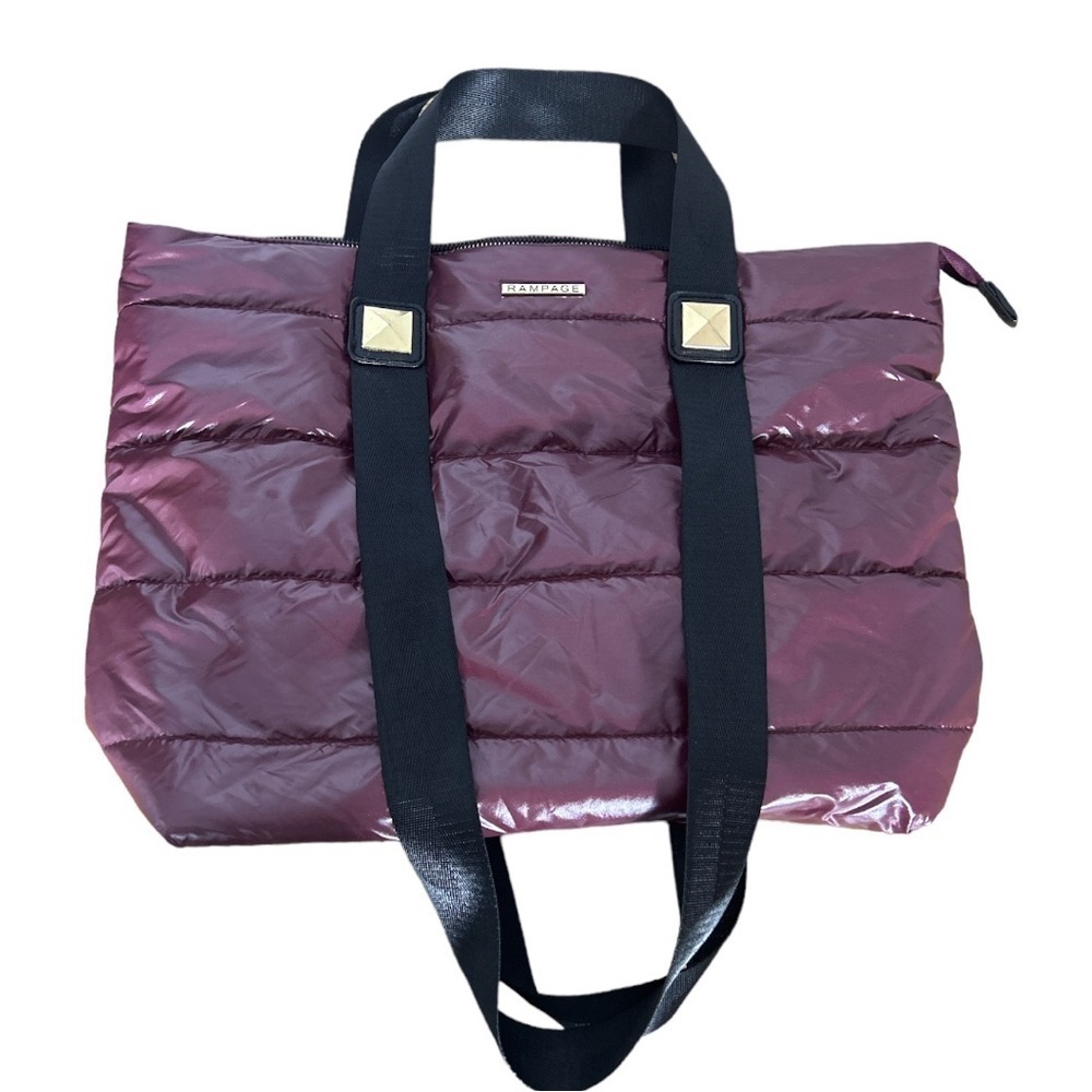 Rampage Puffer Burgundy (plum) Shoulder Bag